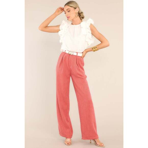 NWT: Rose Pink Pants Size L 🌹 🌹 - Picture 1 of 5